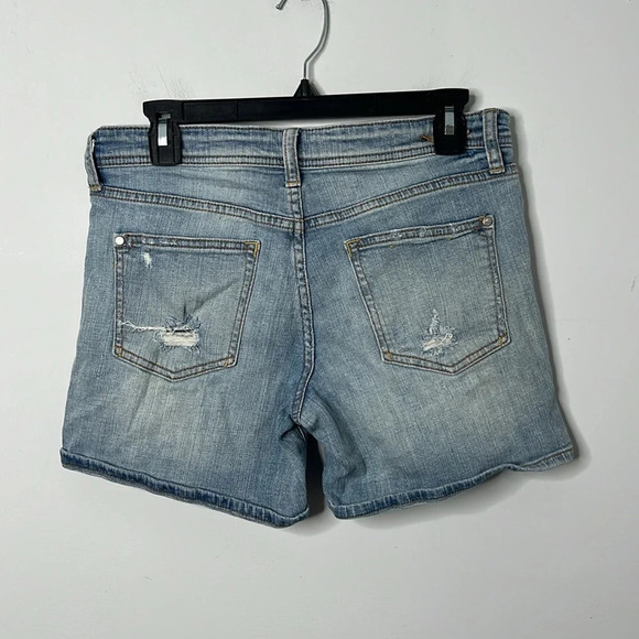 Pilcro and the Letterpress Distressed Denim Jean Shorts - Picture 5 of 5